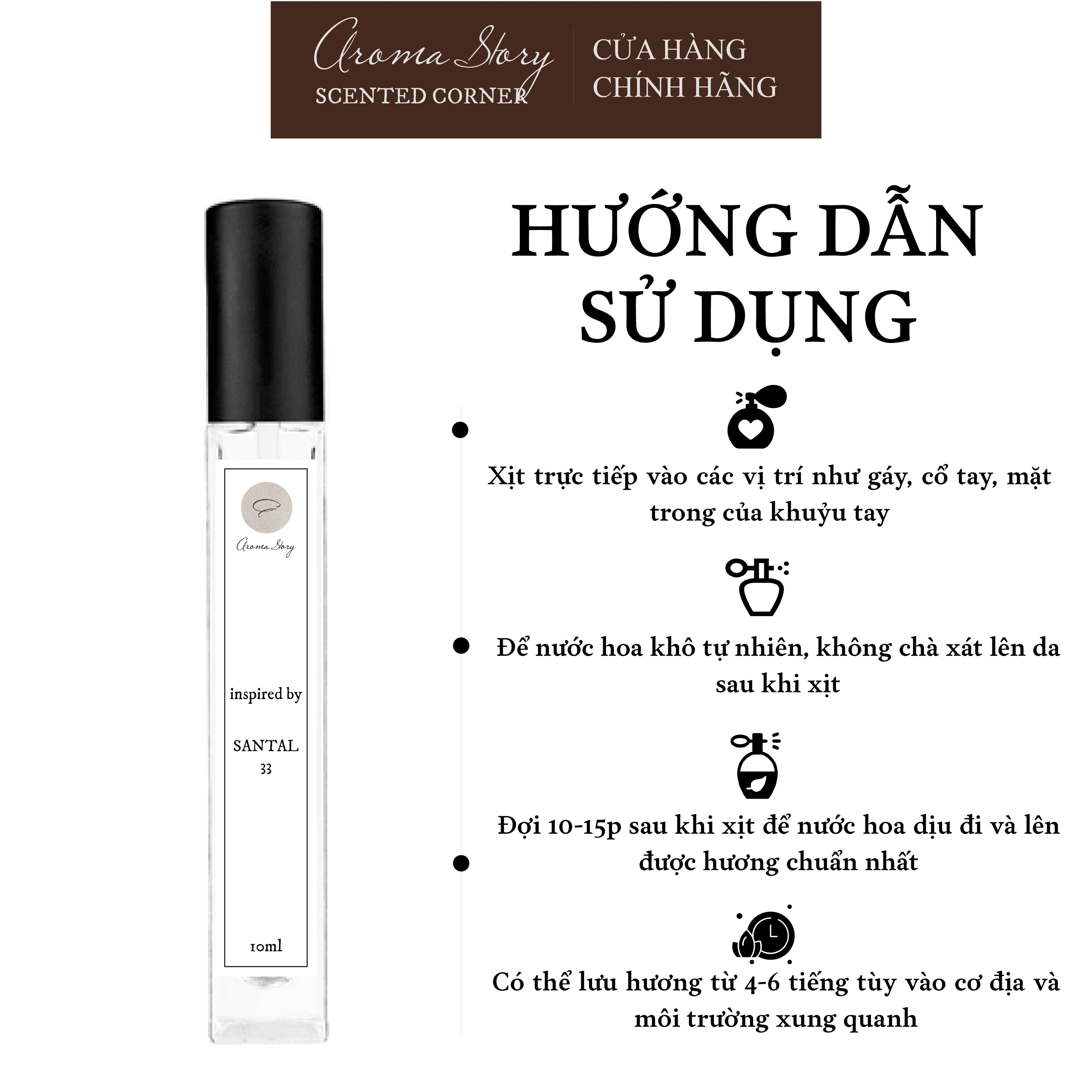 Nước Hoa Unisex Tuscan Leather EDP Aroma Story Size 10ml/50ml